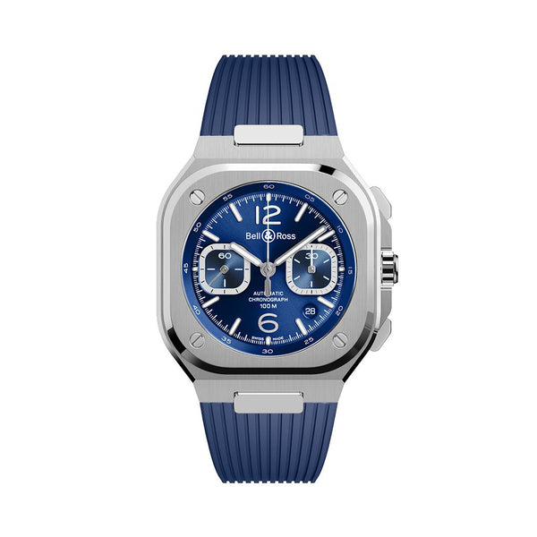 Bell & Ross BR 05 Chrono Blue Steel | BR05C-BLU-ST/SRB