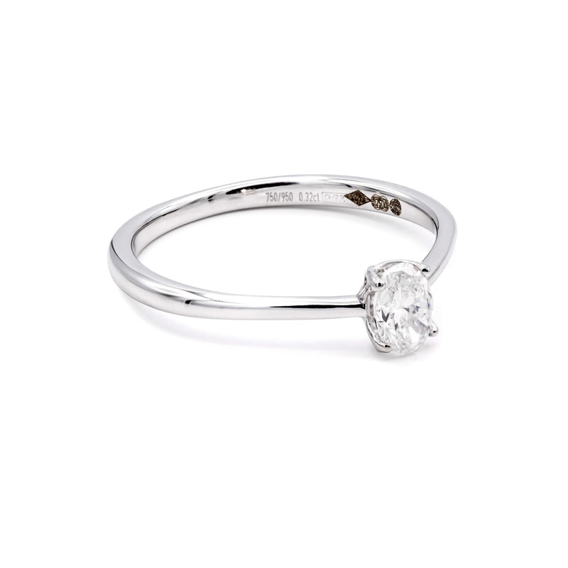 Diamond Group Solitaire-Ring | 1O277WP8-1