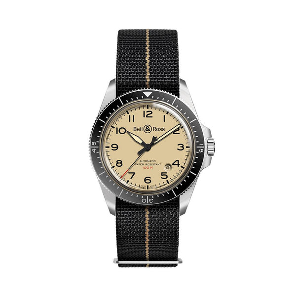 Bell & Ross BR V2-92 Military Beige | BRV292-BEI-ST/SF