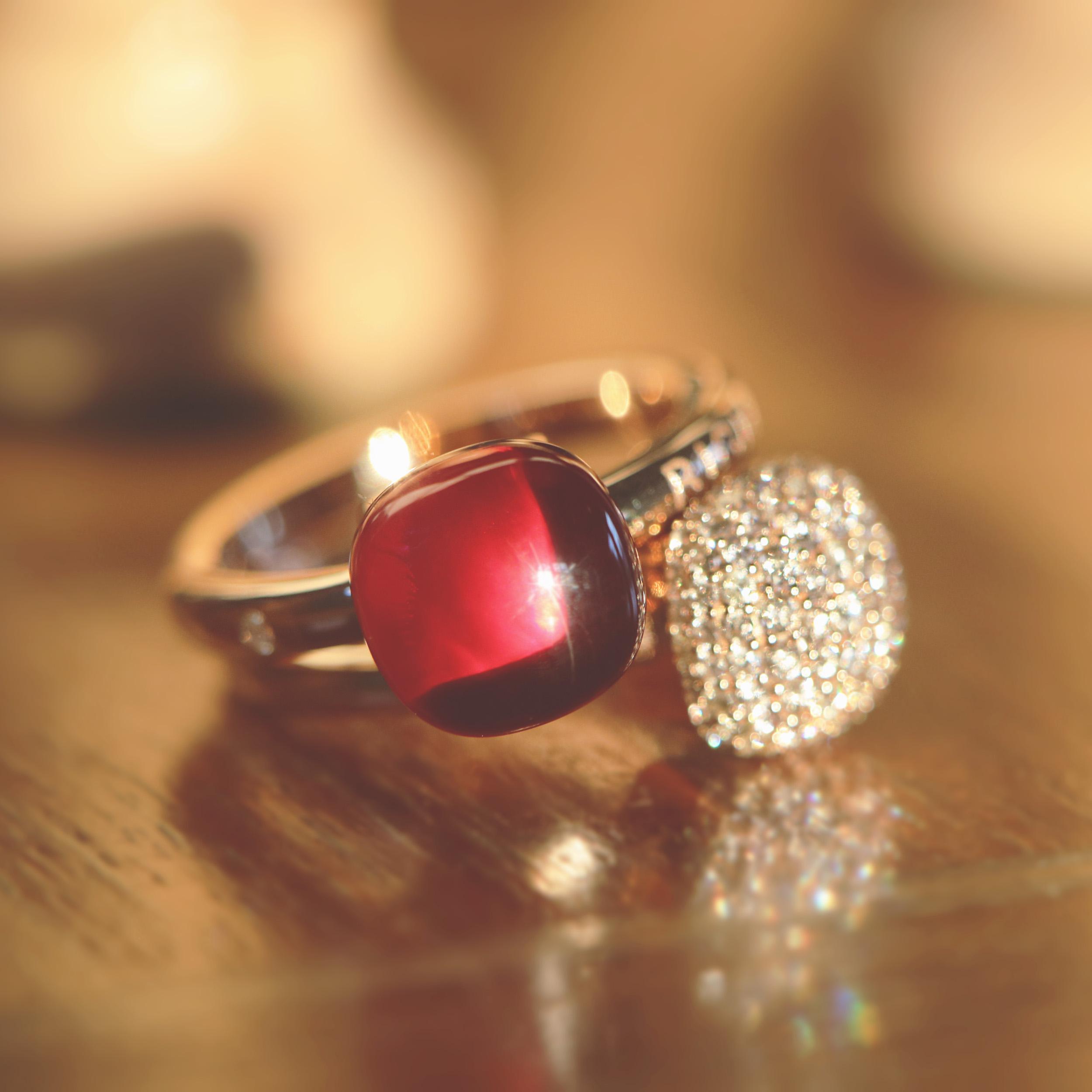 Bigli Ring Mini Sweety | Garnet Love | 20R88RGRANMP