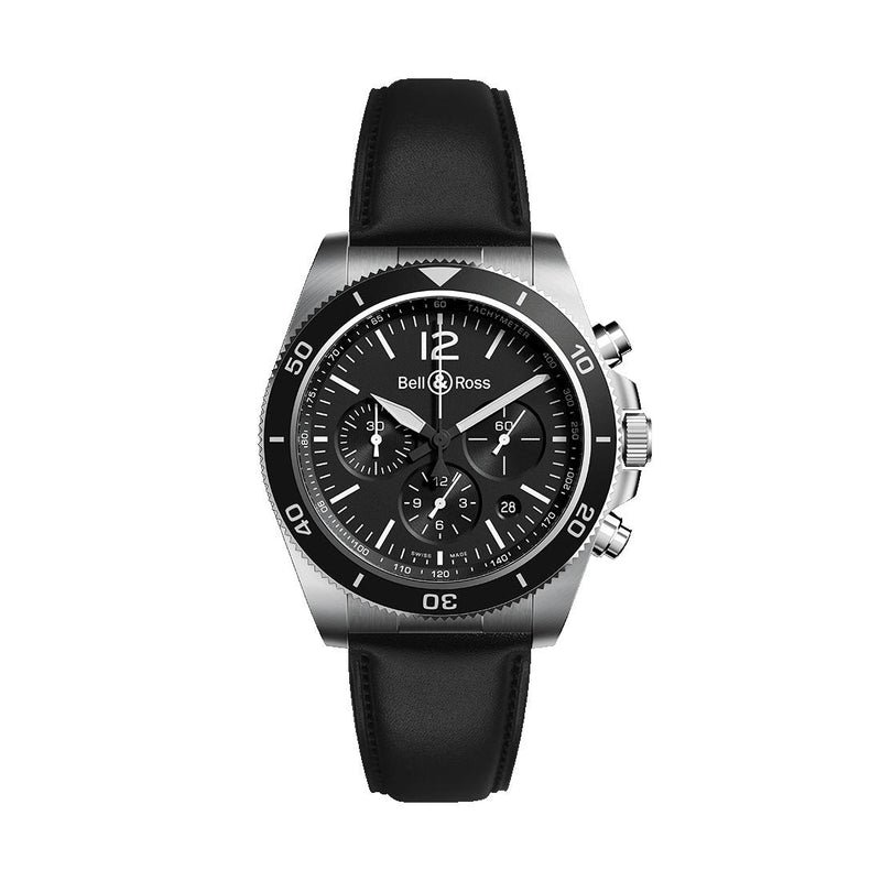 Bell & Ross BR V3-94 Black Steel | BRV394-BL-ST/SCA