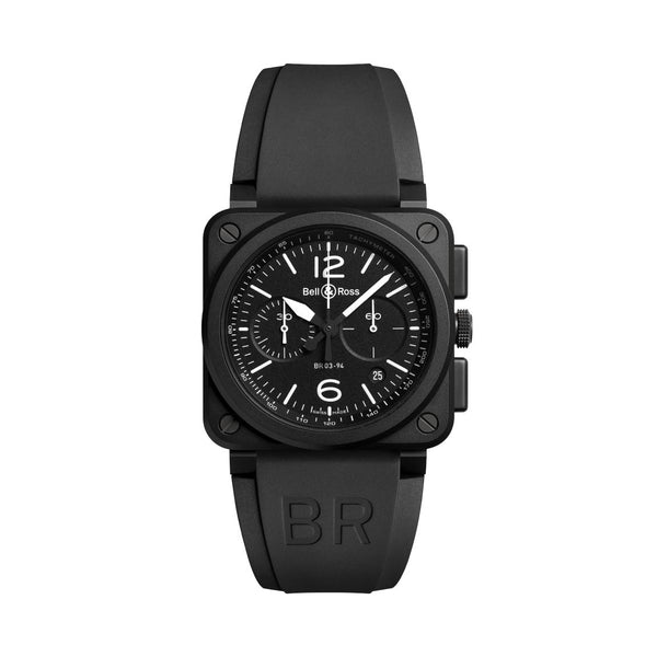 Bell & Ross Armbanduhr BR 03-94 Black Matte | BR0394-BL-CE