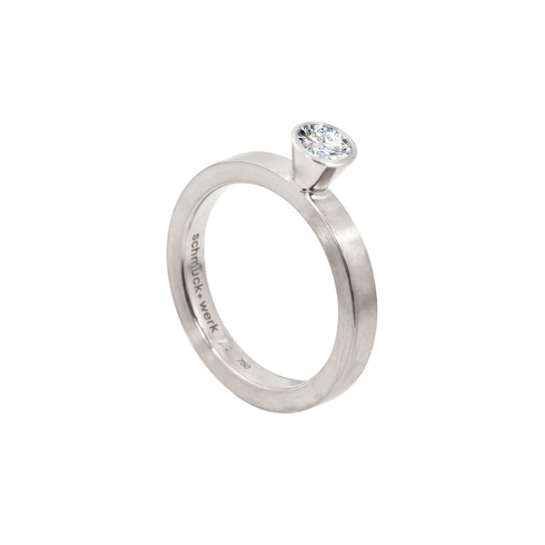 Schmuckwerk Solitaire-Ring Alpen | GT414-WG