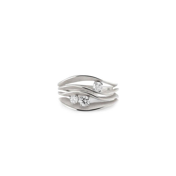 Annamaria Cammilli Ring Dune | White Ice | GAN2681W