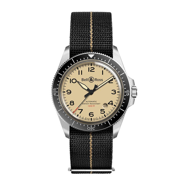 Bell & Ross BR V2-92 Military Beige | BRV292-BEI-ST/SF