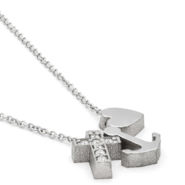 Minitials Collier "Glaube, Liebe, Hoffnung" | N-SIG-M3W