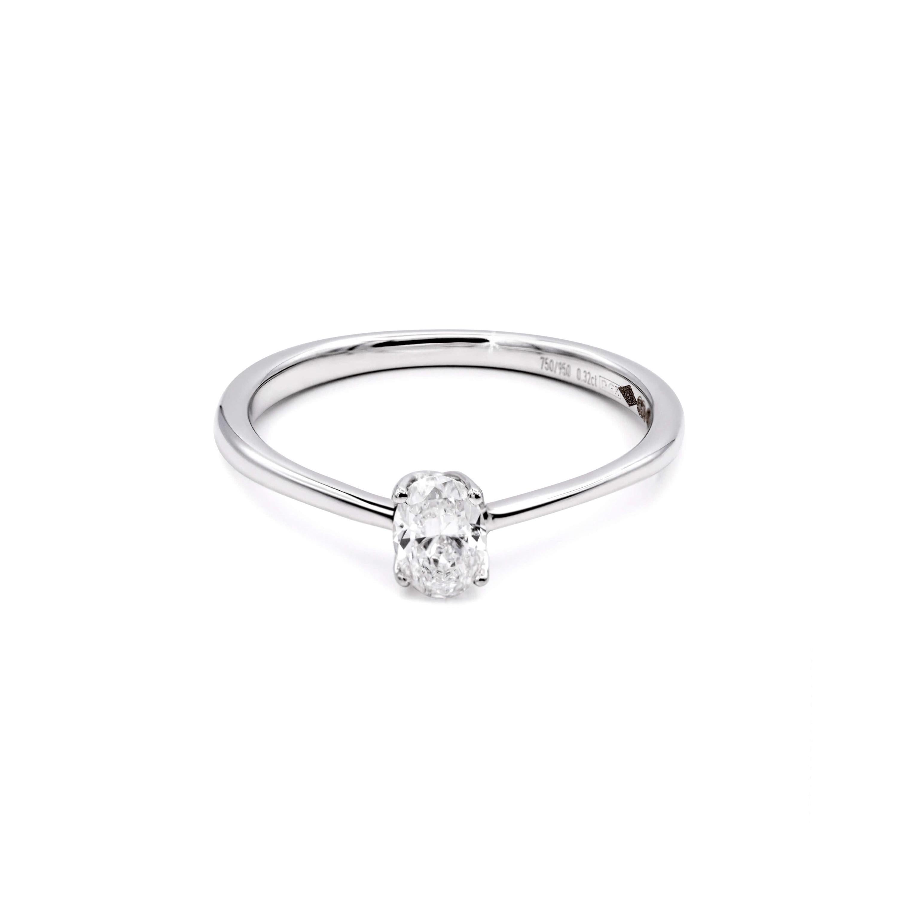 Diamond Group Solitaire-Ring | 1O277WP8-1