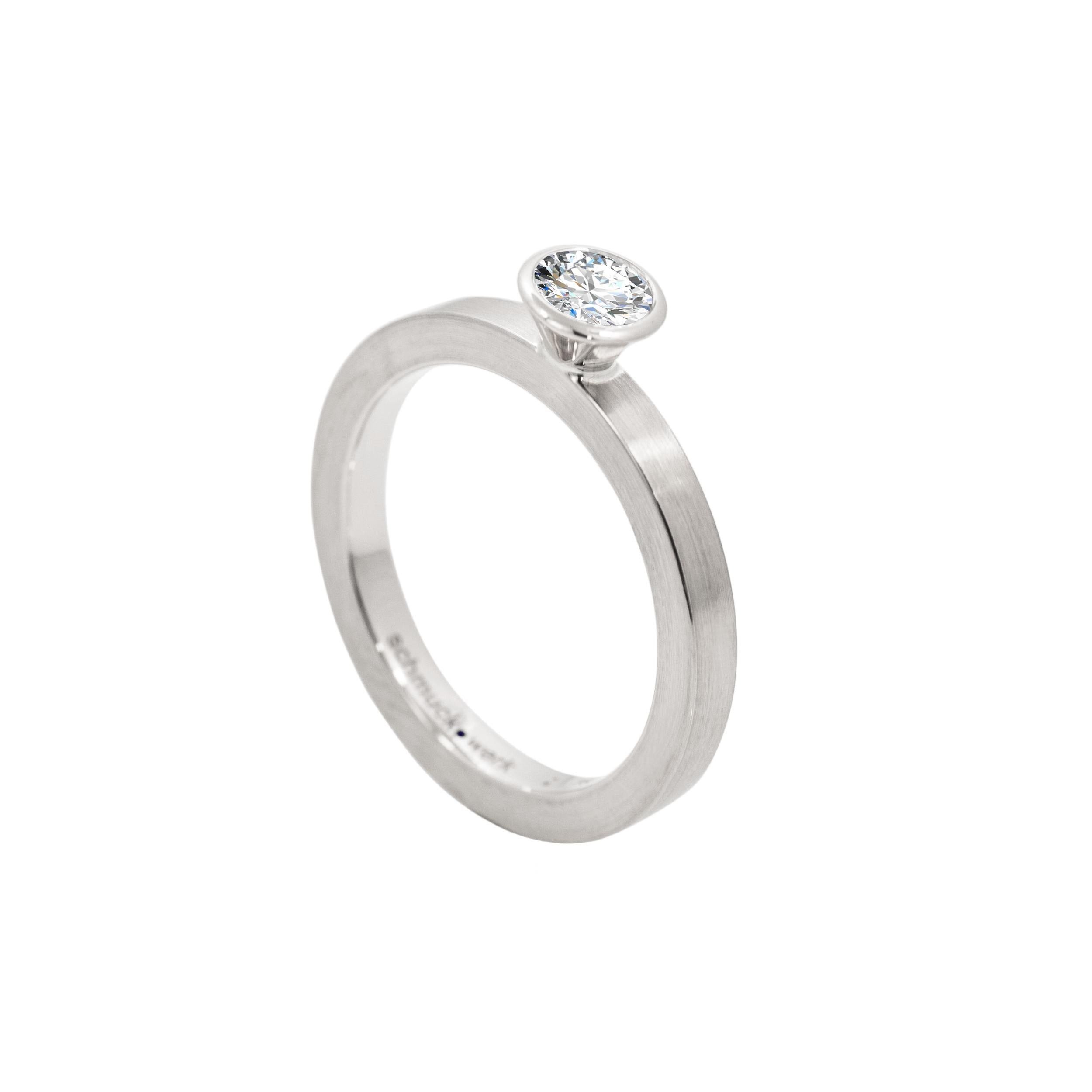 Schmuckwerk Solitaire-Ring Alpen | GT514-PT