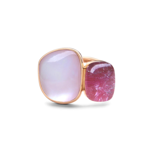 Bigli Ring Chloé x Sweety | Rosenquarz & Rubin | 20R149RQ/AG