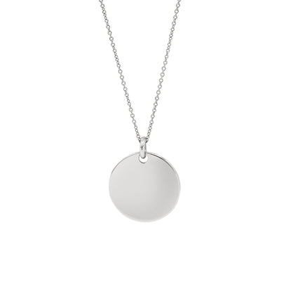 Minitials Collier mit Gravurplatte | N-MOLW